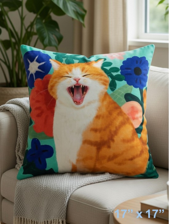 Cymric Print Cushion & Filler